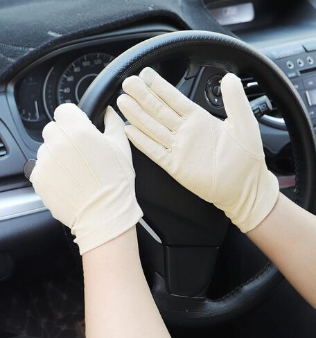 Bienvenu Driving Gloves for Men, Non Slip Touchscreen, Summer Sun Protection Gloves in Kuwait
