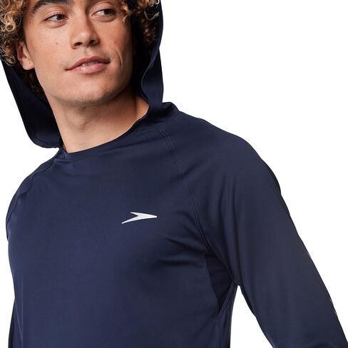 Speedo Men's Uv Swim Shirt Long Sleeve Fitness Rashguard in Kuwait