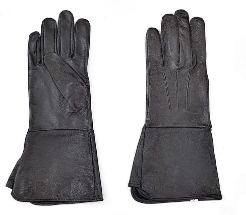 VISTOSO Gauntlets Medieval Long Cuff Leather Gloves in Saudi Arabia