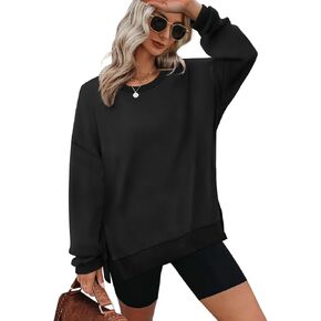 XIEERDUO Womens Oversized Sweatshirts Pullover Casual Crewneck Long Sleeve Tops Comfy