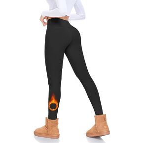 FULLSOFT Fleece Lined Leggings Women Tummy Control High Waisted Workout Winter Warm Soft Yoga Pants