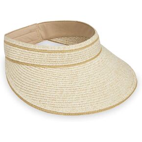 CARKELLA by Wallaroo – Women’s Lily Sun Visor – Wide Brim, Packable, Lightweight and Adjustable Sizing for Medium Crown Sizes