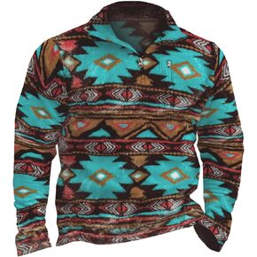 Beotyshow Mens Tactical Fleece Jacket Polar Soft Warm Quarter Zip Pullover