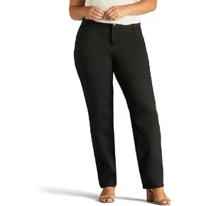 بنطال Lee النسائي ذو المقاس الكبير والمريح طوال اليوم ذو الساق المستقيمة in Kuwait