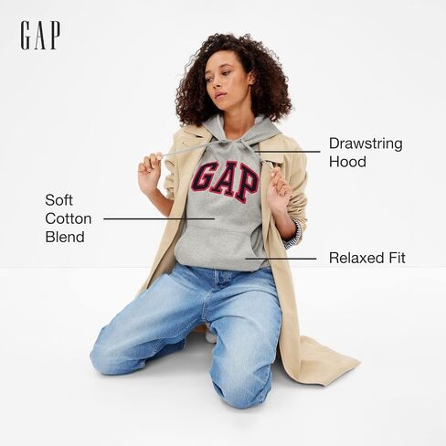 سويت شيرت نسائي بقلنسوة وشعار GAP in Saudi Arabia