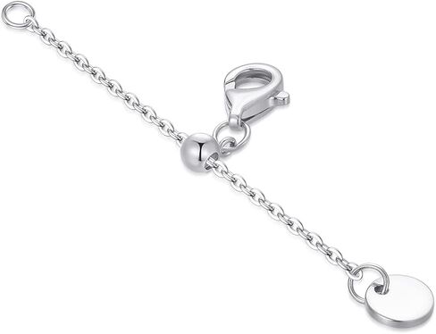 DUGISOWE 14k Gold 1"/1.5"/2"/2.5"/3"/4"/5"/6" سلسلة تمديد سوار القلادة، تمديد قلادة ذهبية 14 قيراط، موسع سلسلة ذهبية متينة قابلة للإزالة، سلسلة تمديد ذهبية قابلة للتعديل لقلادة خلخال in Kuwait