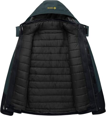 GEMYSE Men's Waterproof 3-in-1 Ski Snow Jacket Puffer Liner Insulated Winter Coat in Kuwait