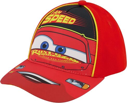 Disney Boys Baseball Cap, Lightning McQueen Adjustable Toddler Hat, Ages 2-4 Or Boy Hats For Kids Ages 4-7 in Saudi Arabia