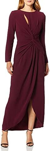 فستان فستان طويل طويل طويل من نسيج جيرسيه ناعم من Naomi بأكمام طويلة من متجر Dress the Peopulation in Saudi Arabia