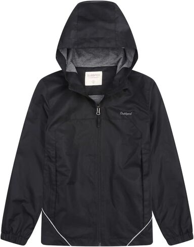 Boys Girls Rain Jacket Hooded Windbreaker Lightweight Waterproof Raincoat for Kids in Saudi Arabia