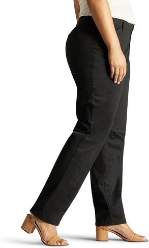 بنطال Lee النسائي ذو المقاس الكبير والمريح طوال اليوم ذو الساق المستقيمة in Kuwait