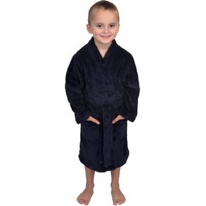 TowelSelections Boys Robe Kids Soft Plush Kimono Fleece Bathrobe