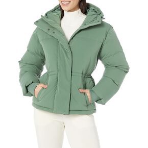 Amazon Essentials Women's Short Waisted Puffer Jacket (Available in Plus Size)