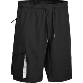 Mr.Stream Men's Outdoor Climbing Camping Quick Drying Casual Multi Pocket Stretch Cargo Shorts