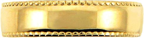 Gold Classic Milgrain Edged Polished Toe Ring in Saudi Arabia