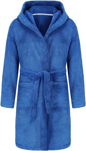 Kids Bathrobe, Toddler Hooded Soft Terry100% Towel Cotton robe for Girls Boys Cotton Robe in Saudi Arabia