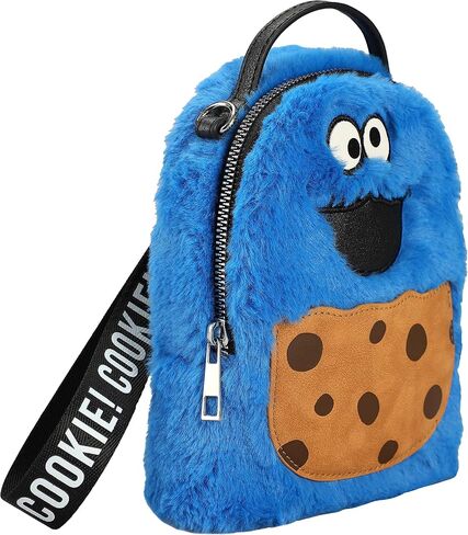Sesame Street Cookie Monster Character Mini Wristlet in Saudi Arabia