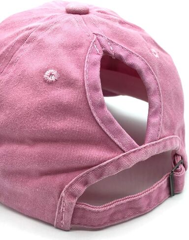 Waldeal Girls' Adjustable Cute Unicorn Ponytail Cap, High Buns Baseball Dad Hat for 3-12 Years in Saudi Arabia