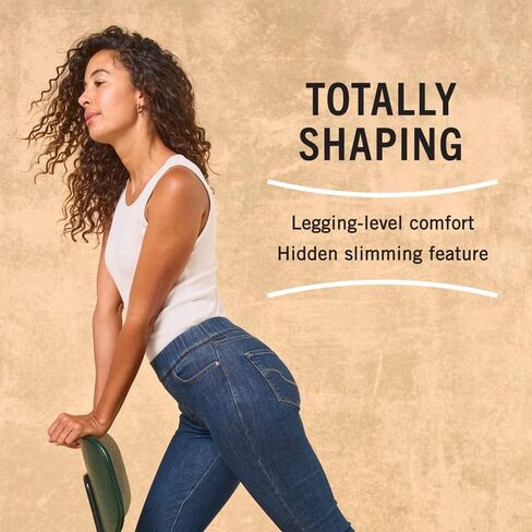Signature by Levi Strauss & Co. Gold Label Women's Totally Shaping Pull-on Skinny Jeans (Available in Plus Size) in Saudi Arabia