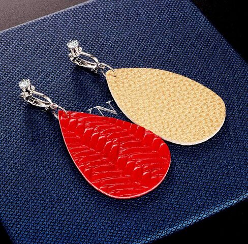 مجموعة من 9 أزواج من الأقراط الأنيقة للنساء - أقراط متدلية على شكل قطرة دموع للنساء in Kuwait