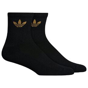 جوارب نسائية من adidas Originals بلون عاكس للضوء بشعار متوسط (زوج واحد) جوارب متوسطة الرقبة (حزمة من 1) in Kuwait