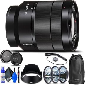 Sony Vario-Tessar T* FE 24-70mm f/4 ZA OSS Lens (SEL2470Z) + Filter Kit + Lens Cap Keeper + Cleaning Kit + More (Renewed) in Saudi Arabia