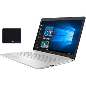 HP 17t Laptop, 17.3" HD+ Screen, Intel Core i5-1135G7 Processor, 16GB RAM, 1TB Hard Disk Drive, DVD-RW, Webcam, Wireless-AC, Backlit Keyboard, Win 10 Home, Silver, KKE Mousepad in Kuwait