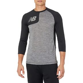 New Balance Men's Baseball Assymetric Right 3/4 Sleeve in Saudi Arabia