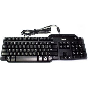 لوحة مفاتيح USB أصلية من Dell SK-3205 104 بمفتاح سلكي KW240, NY559, KW218 مع قارئ بطاقات ذكية (متضمنة مع السائق)، ومسند راحة راحة اليد in Kuwait