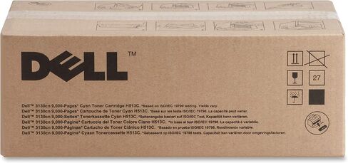 Dell H513C Cyan Toner Cartridge 3130cn/3130cnd Laser Printers in Saudi Arabia