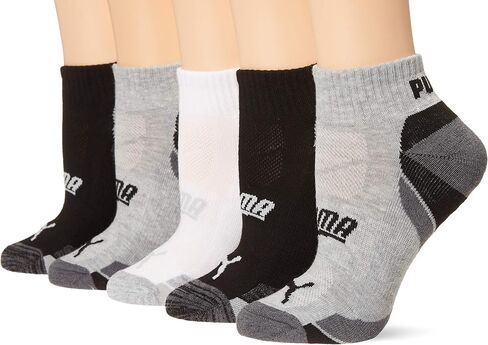 PUMA womens 6 Pack Quarter Crew Socks in Saudi Arabia