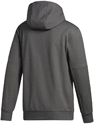 adidas Mens Standard Game and Go Pullover Hoodie, Dark Grey Heather, Medium in Saudi Arabia