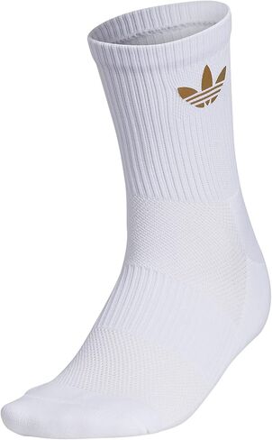 جوارب نسائية من adidas Originals بلون عاكس للضوء بشعار متوسط (زوج واحد) جوارب متوسطة الرقبة (حزمة من 1) in Kuwait