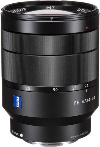 Sony Vario-Tessar T* FE 24-70mm f/4 ZA OSS Lens (SEL2470Z) + Filter Kit + Lens Cap Keeper + Cleaning Kit + More (Renewed) in Saudi Arabia