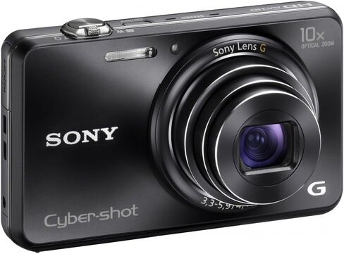 Sony Cyber-shot DSC-WX150 18.2 MP Exmor R CMOS Digital Camera with 10x Optical Zoom and 3.0-inch LCD (Black) (2012 Model) in Saudi Arabia