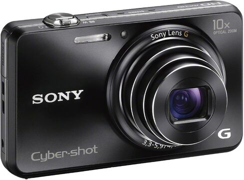 Sony Cyber-shot DSC-WX150 18.2 MP Exmor R CMOS Digital Camera with 10x Optical Zoom and 3.0-inch LCD (Black) (2012 Model) in Saudi Arabia