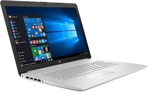 HP 17t Laptop, 17.3" HD+ Screen, Intel Core i5-1135G7 Processor, 16GB RAM, 1TB Hard Disk Drive, DVD-RW, Webcam, Wireless-AC, Backlit Keyboard, Win 10 Home, Silver, KKE Mousepad in Kuwait