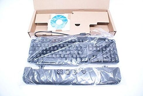 لوحة مفاتيح USB أصلية من Dell SK-3205 104 بمفتاح سلكي KW240, NY559, KW218 مع قارئ بطاقات ذكية (متضمنة مع السائق)، ومسند راحة راحة اليد in Kuwait