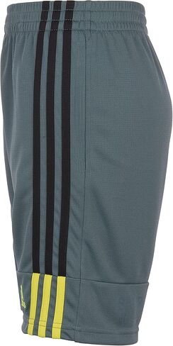 adidas Baby Boys' Clashing 3-Stripes Shorts, Blue Oxide, 4T in Saudi Arabia