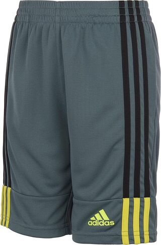 adidas Baby Boys' Clashing 3-Stripes Shorts, Blue Oxide, 4T in Saudi Arabia