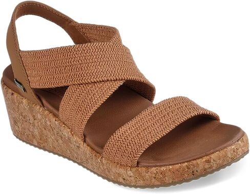 Skechers Women's Arch Fit Beverlee-Love Stays Wedge Sandal, US Women in Saudi Arabia