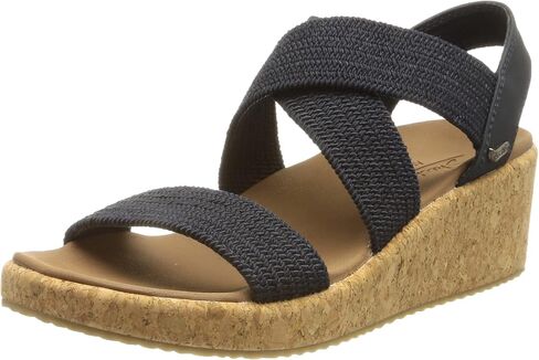 Skechers Women's Arch Fit Beverlee-Love Stays Wedge Sandal, US Women in Saudi Arabia