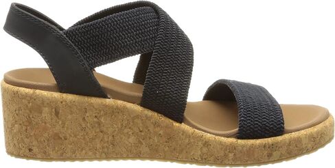 Skechers Women's Arch Fit Beverlee-Love Stays Wedge Sandal, US Women in Saudi Arabia