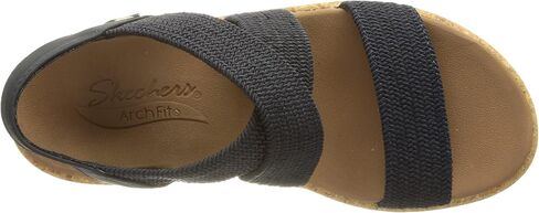 Skechers Women's Arch Fit Beverlee-Love Stays Wedge Sandal, US Women in Saudi Arabia