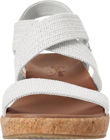 Skechers Women's Arch Fit Beverlee-Love Stays Wedge Sandal, US Women in Saudi Arabia