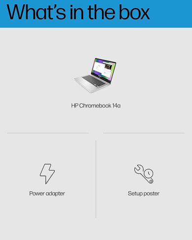 كمبيوتر محمول HP Chromebook 14، Intel Celeron N4120، ذاكرة وصول عشوائي 4 جيجابايت، eMMC سعة 64 جيجابايت، شاشة لمس عالية الدقة 14 بوصة، نظام تشغيل Chrome، رفيع ومحمول، رسومات 4K، عمر بطارية طويل، لوحة مفاتيح رمادية رمادية (14a-na0220nr، 2022، Forest Teal) in Kuwait