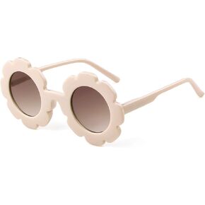 ADEWU Sunglasses for Kids Round Flower Cute Glasses UV 400 Protection Children Girl Boy Gifts in Saudi Arabia