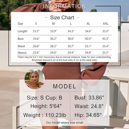 EXLURA Women's Mock Neck Ribbed Long Sleeve Bodycon Pullover Cute Mini Sweater Dress in Kuwait