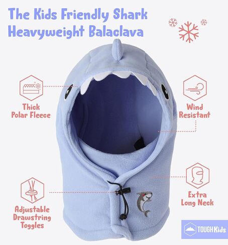 Kids Winter Hat with Mask - Ski Mask for Kids - Ninja Kids Balaclava & Winter Face Mask for Kids w/Hood - Toddler Balaclava in Kuwait