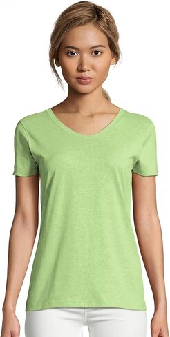 Hanes Women's X-Temp V-Neck T-Shirt in Kuwait